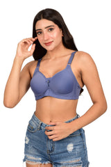 Bare Dezire Padded Non Wired Full Coverage Pushup Bra for Women - Bare Dezire