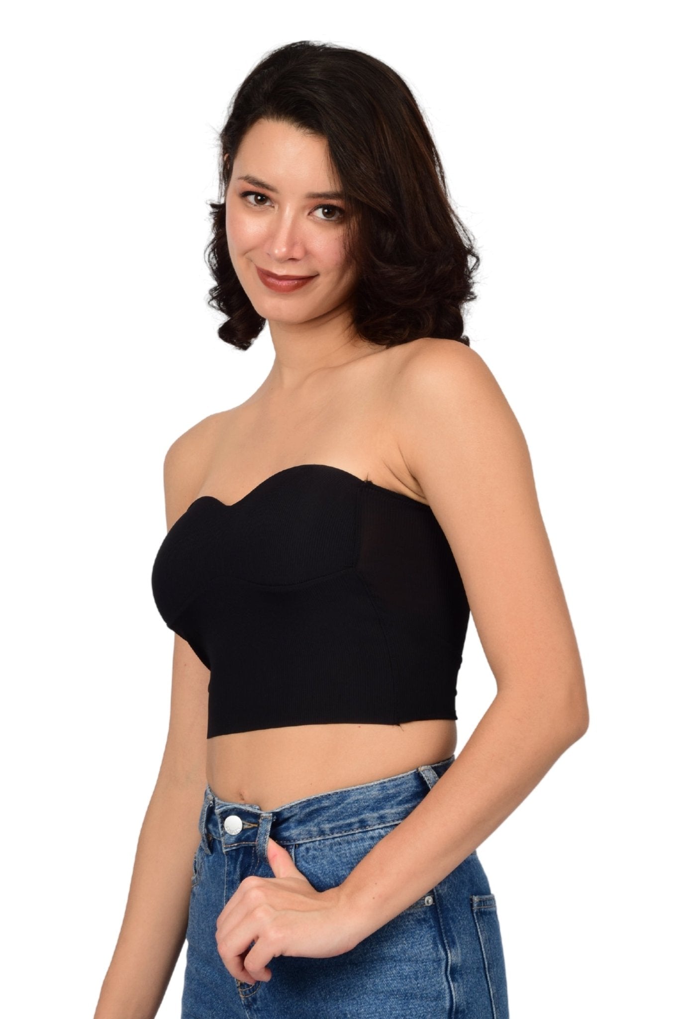 Bare Dezire Padded Transparent Strap Bralette for Women - Bare Dezire