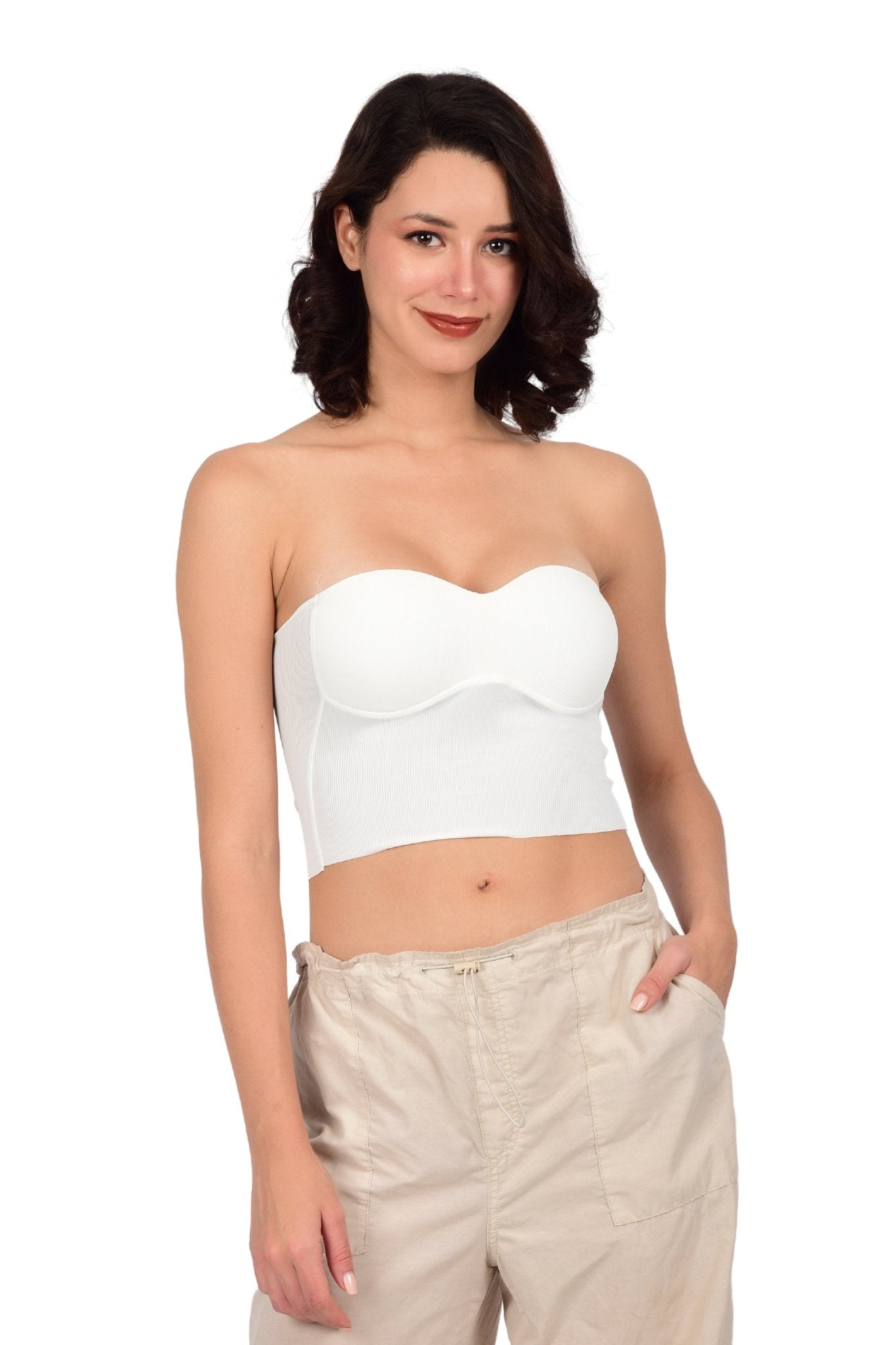 Bare Dezire Padded Transparent Strap Bralette for Women - Bare Dezire