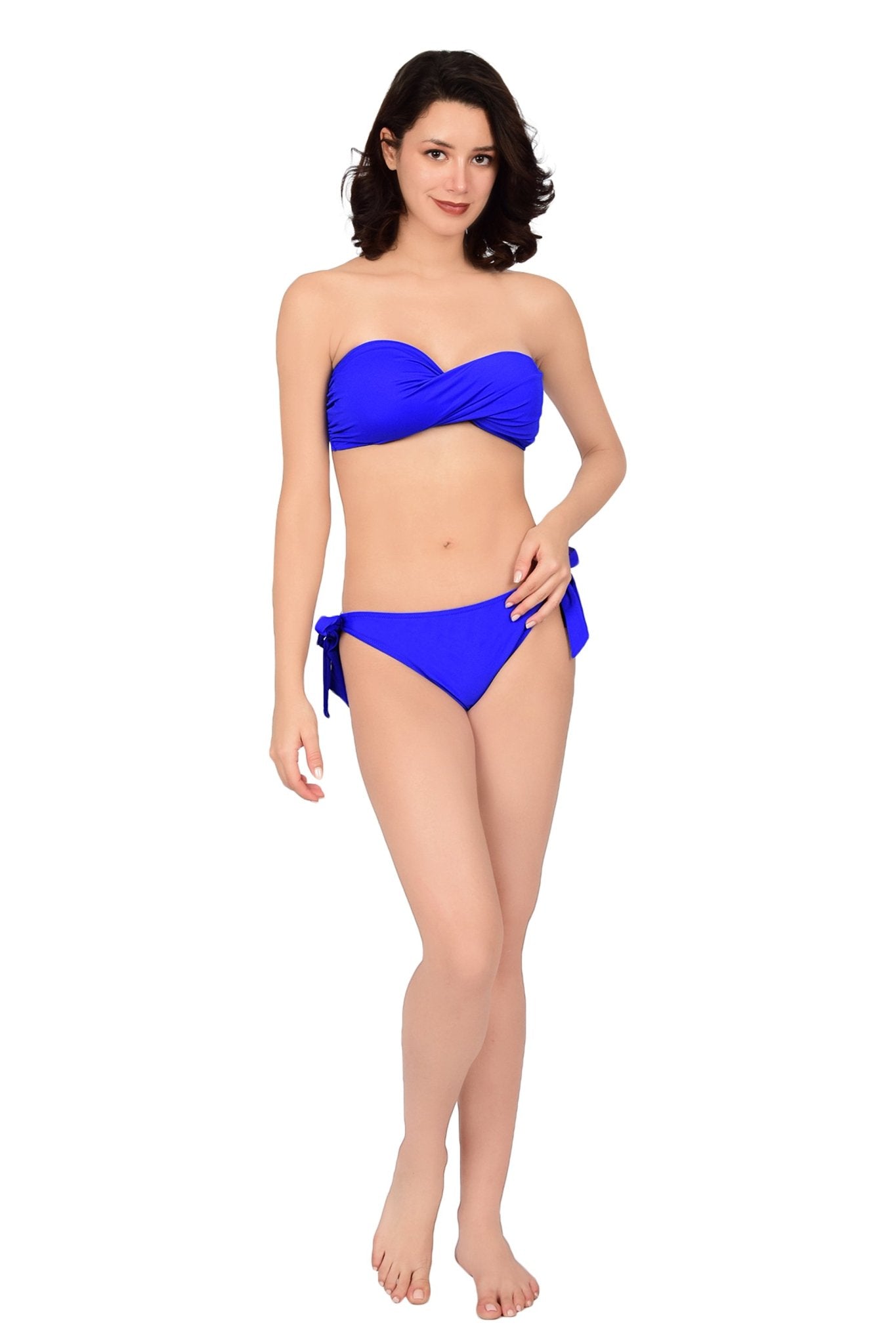 Bare Dezire Polyamide Strapless Bandeau Swim Bikini Set for Women - Bare Dezire