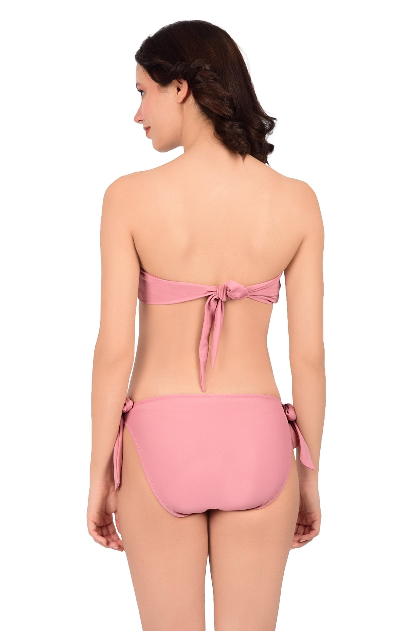 Bare Dezire Polyamide Strapless Bandeau Swim Bikini Set for Women - Bare Dezire