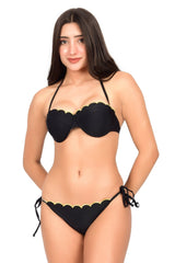 Bare Dezire Polyamide Swim Wear Neck Strap Bikini Set for Women - Bare Dezire