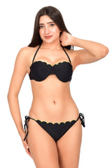 Bare Dezire Polyamide Swim Wear Neck Strap Bikini Set for Women - Bare Dezire