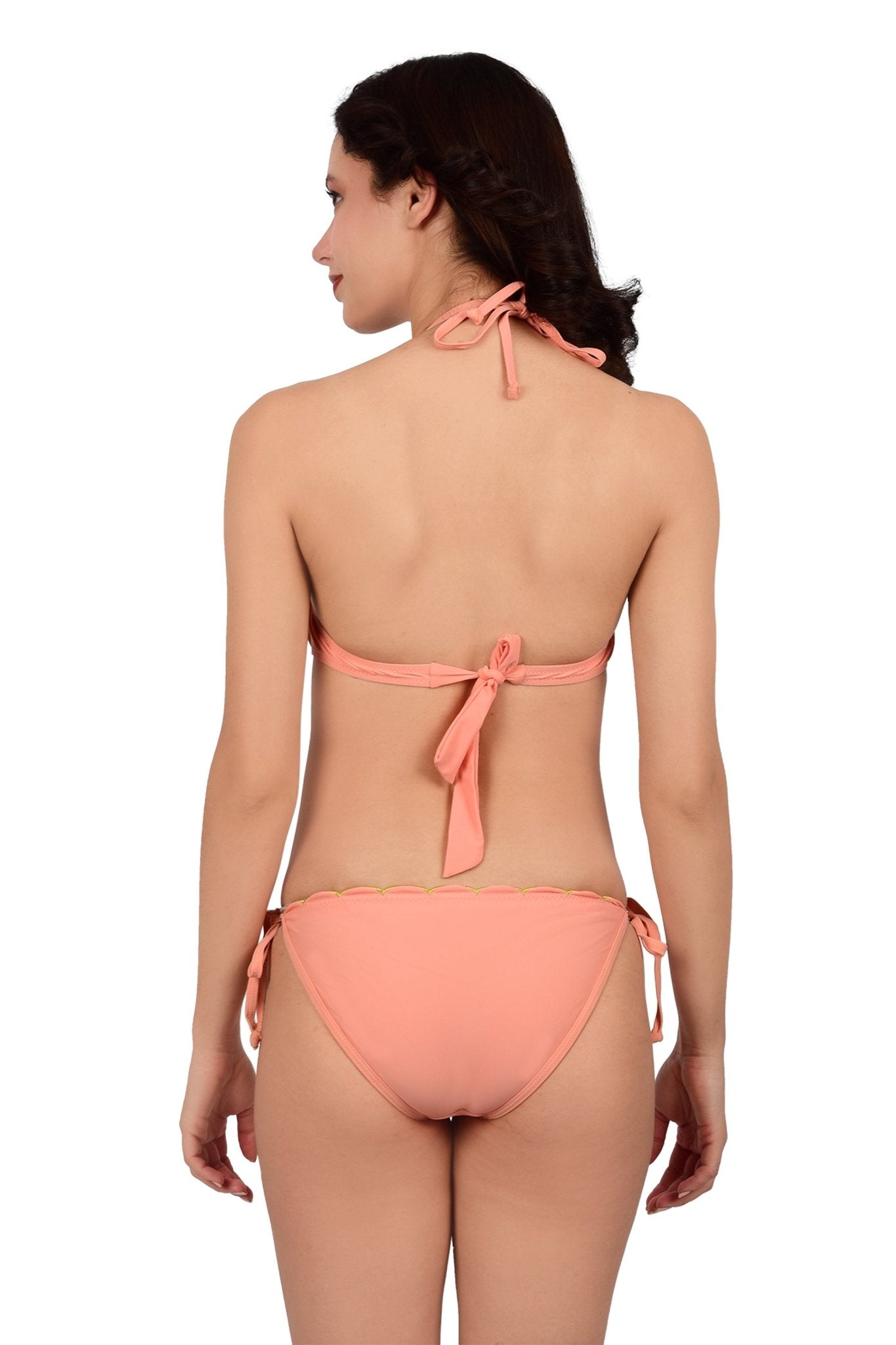 Bare Dezire Polyamide Swim Wear Neck Strap Bikini Set for Women - Bare Dezire