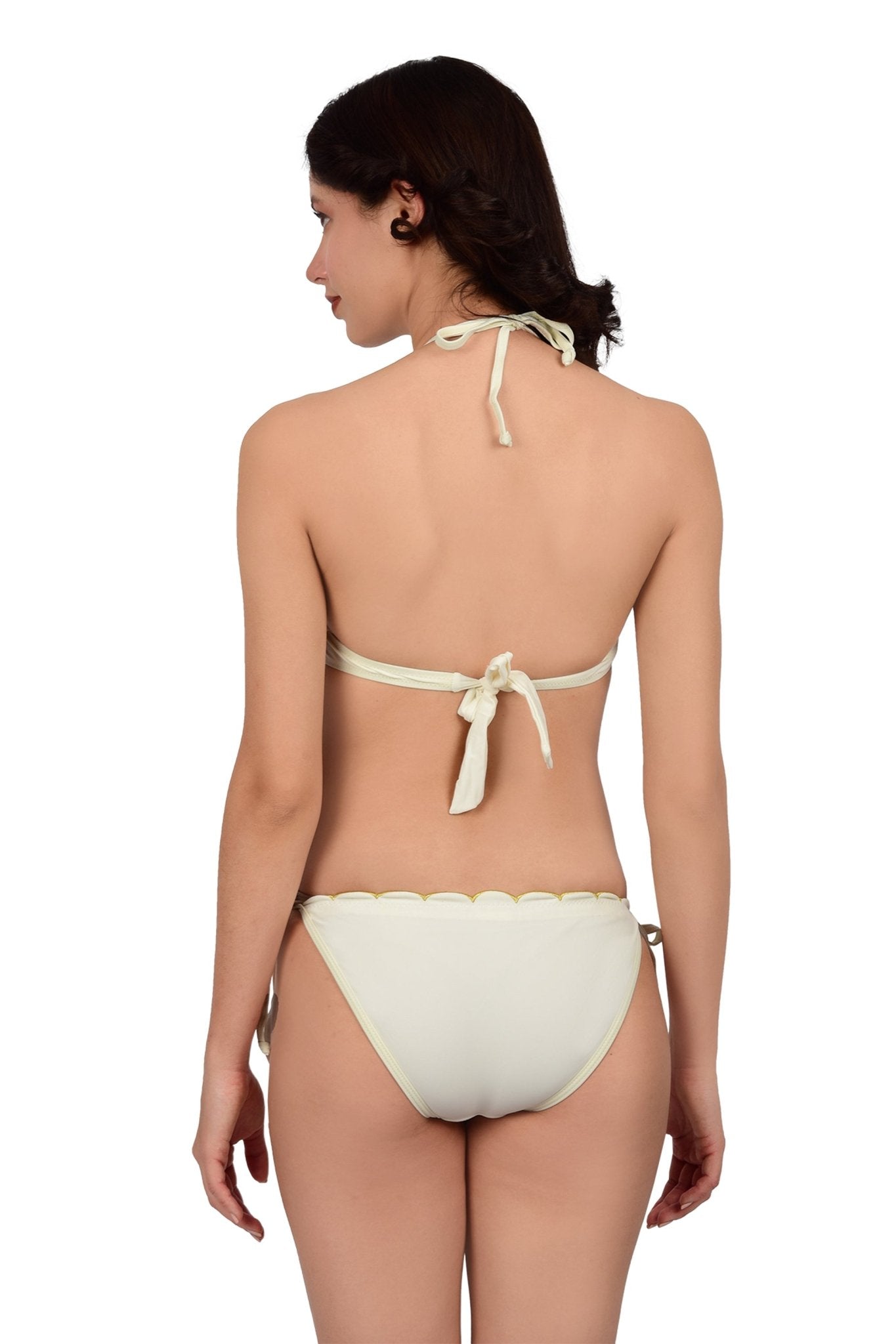 Bare Dezire Polyamide Swim Wear Neck Strap Bikini Set for Women - Bare Dezire