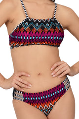 Bare Dezire Printed Swim Bikini set Cross Back Style Design for Women - Bare Dezire