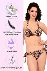 Bare Dezire Printed Swim String Tie Design Bikini Set for women - Bare Dezire