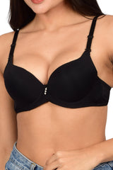 Bare Dezire Seamless Padded Underwired Push UP Bra for Women - Bare Dezire