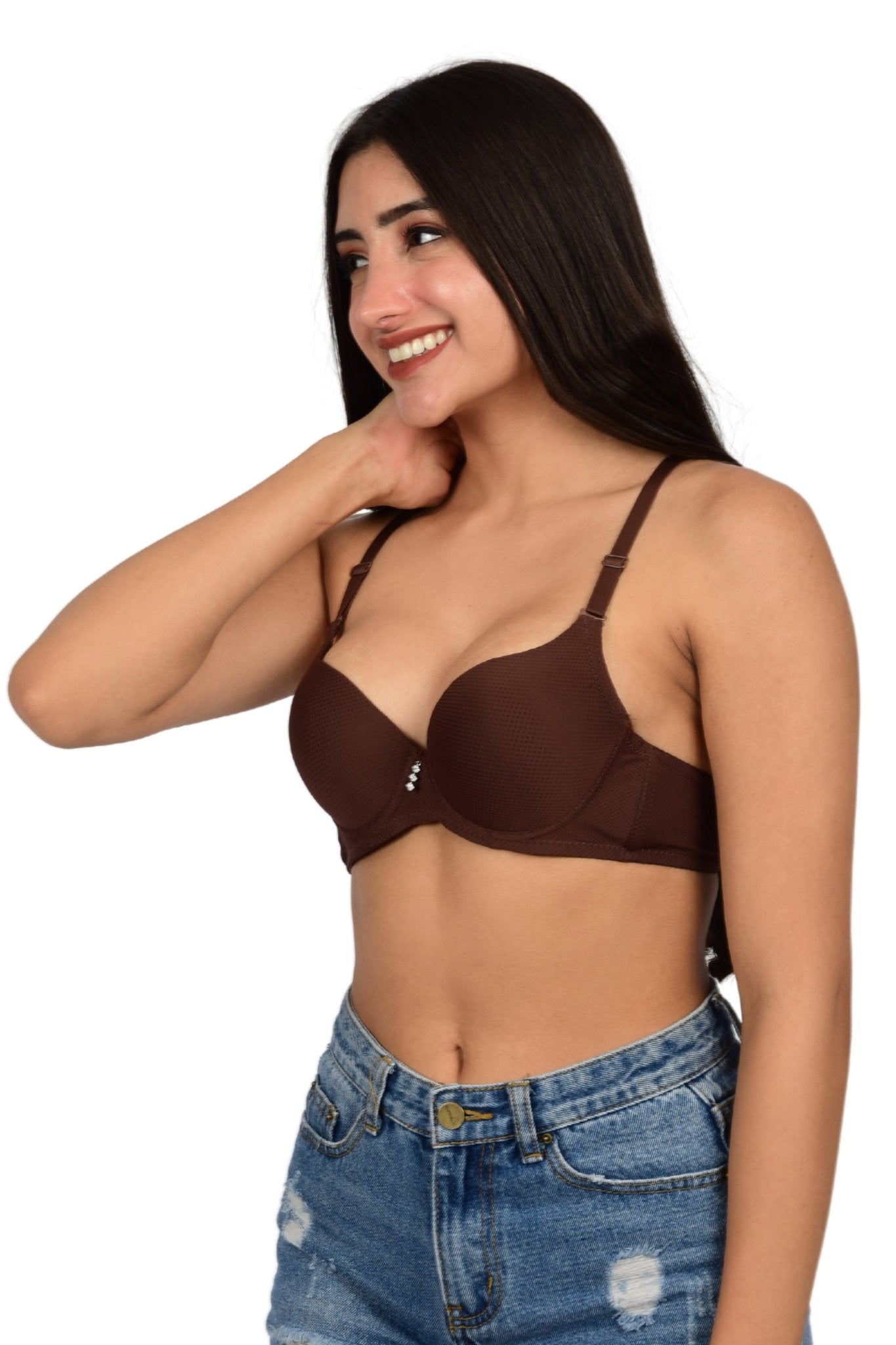 Bare Dezire Seamless Padded Underwired Push UP Bra for Women - Bare Dezire