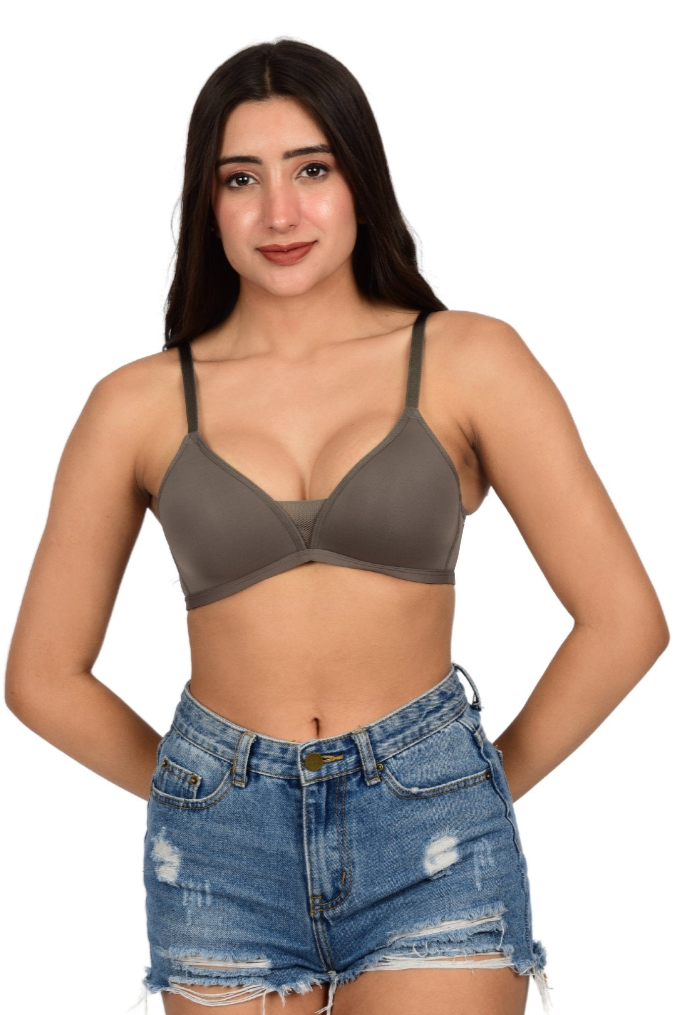 Bare Dezire Seamless Padded Wirefree T-Shirt Bra for Women - Bare Dezire