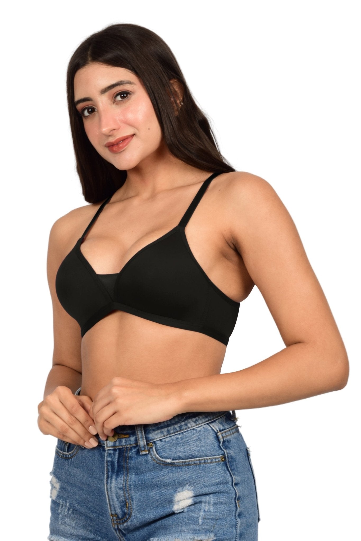 Bare Dezire Seamless Padded Wirefree T-Shirt Bra for Women - Bare Dezire