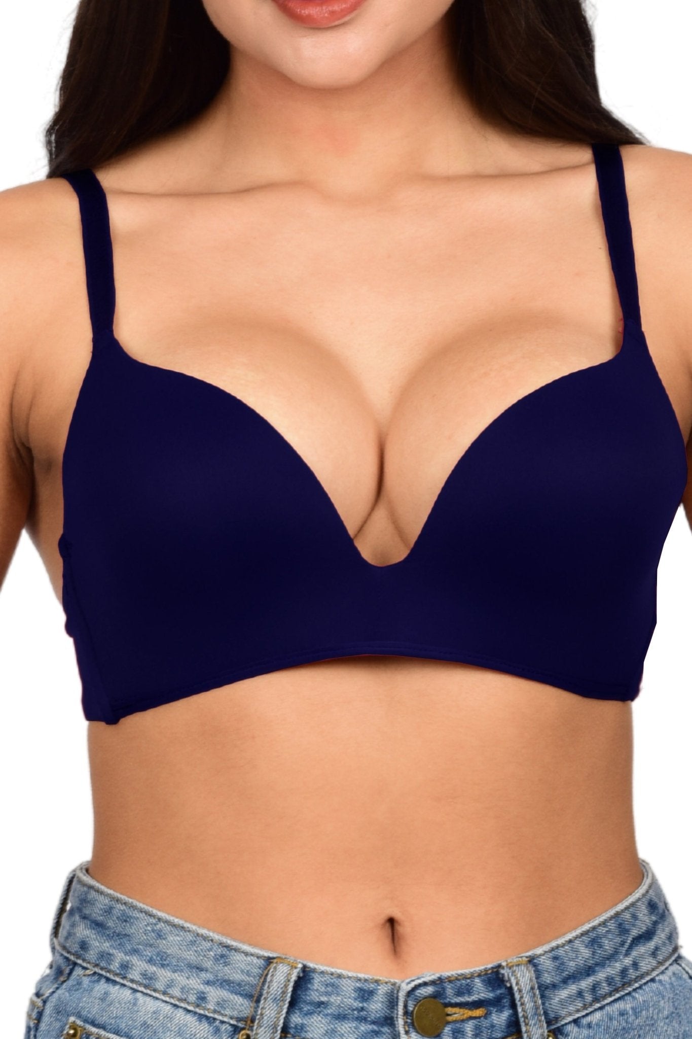 Bare Dezire Seamless Plunge Bra for Women - Bare Dezire