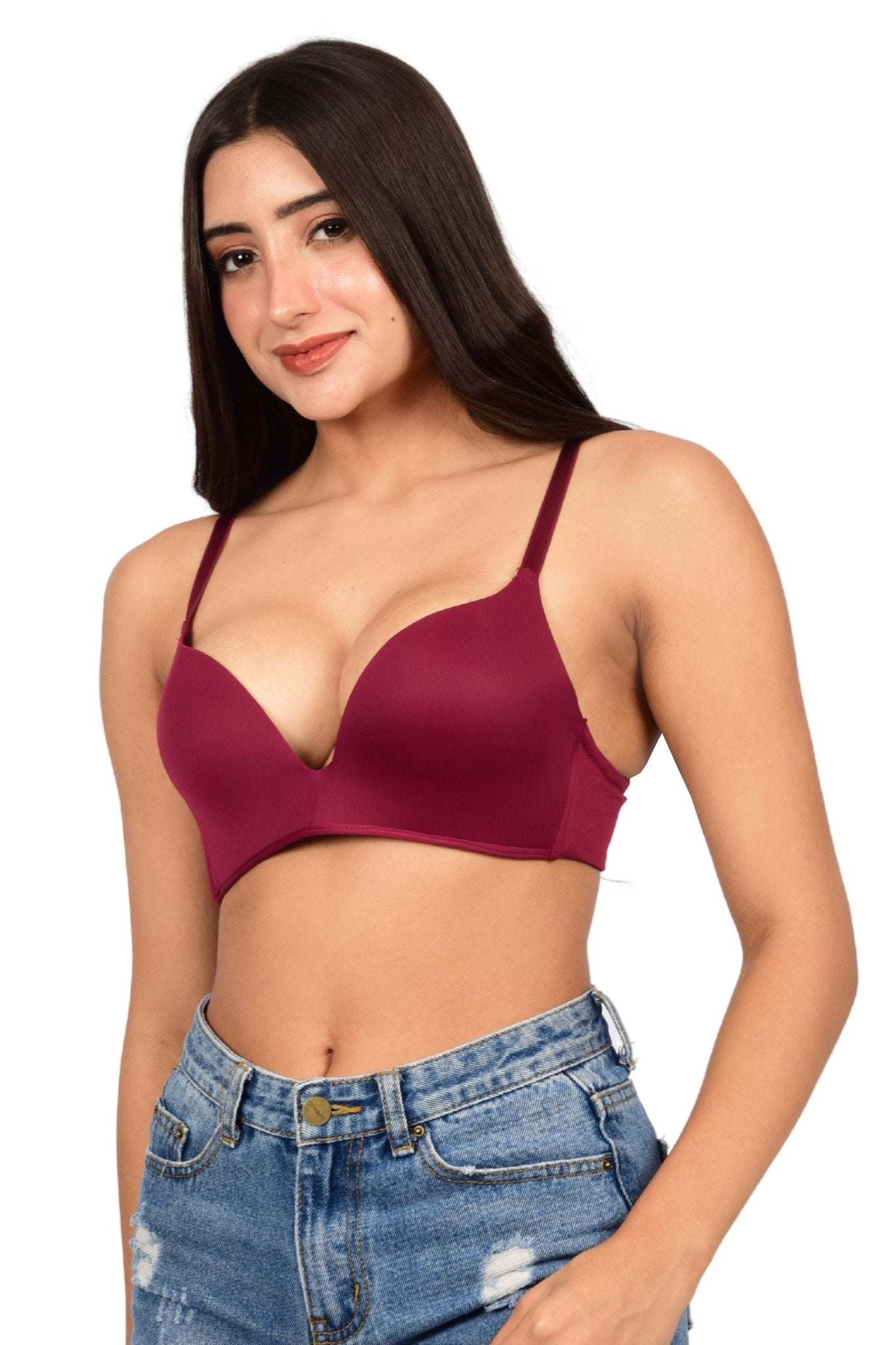 Bare Dezire Seamless Plunge Bra for Women - Bare Dezire