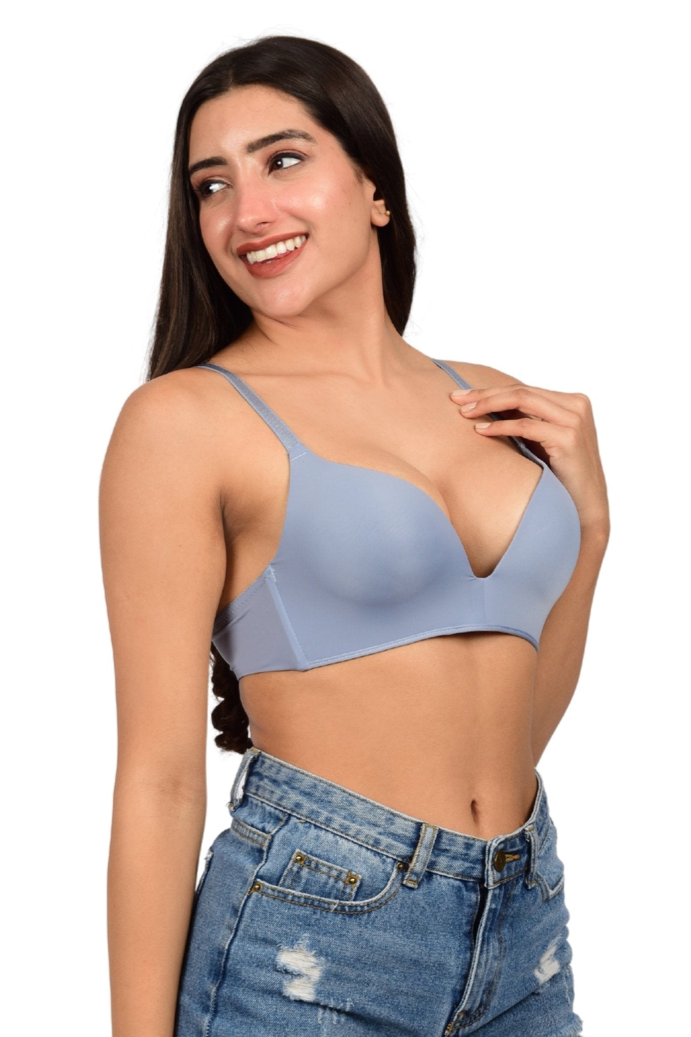 Bare Dezire Seamless Plunge Bra for Women - Bare Dezire