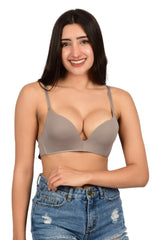 Bare Dezire Seamless Plunge Bra for Women - Bare Dezire