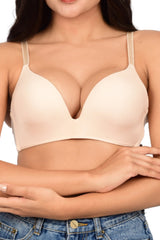 Bare Dezire Seamless Plunge Bra for Women - Bare Dezire