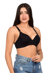 Bare Dezire Seamless Polyamide Plunge Bra for Women - Bare Dezire