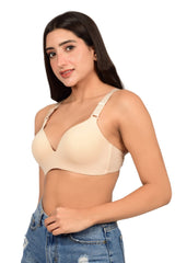 Bare Dezire Seamless Polyamide Plunge Bra for Women - Bare Dezire