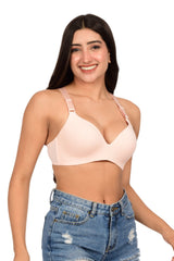 Bare Dezire Seamless Polyamide Plunge Bra for Women - Bare Dezire