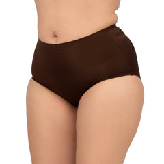 Bare Dezire Seamless Solid Ice Silk High Waist Panty For Women Beige - Bare Dezire