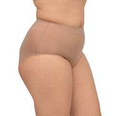 Bare Dezire Seamless Solid Ice Silk High Waist Panty For Women Beige - Bare Dezire