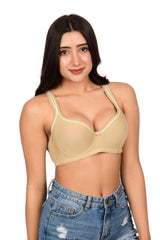 Bare Dezire Seamless wired Pushup Bra With Adjustable Strap for Women - Bare Dezire