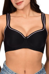 Bare Dezire Seamless wired Pushup Bra With Adjustable Strap for Women - Bare Dezire