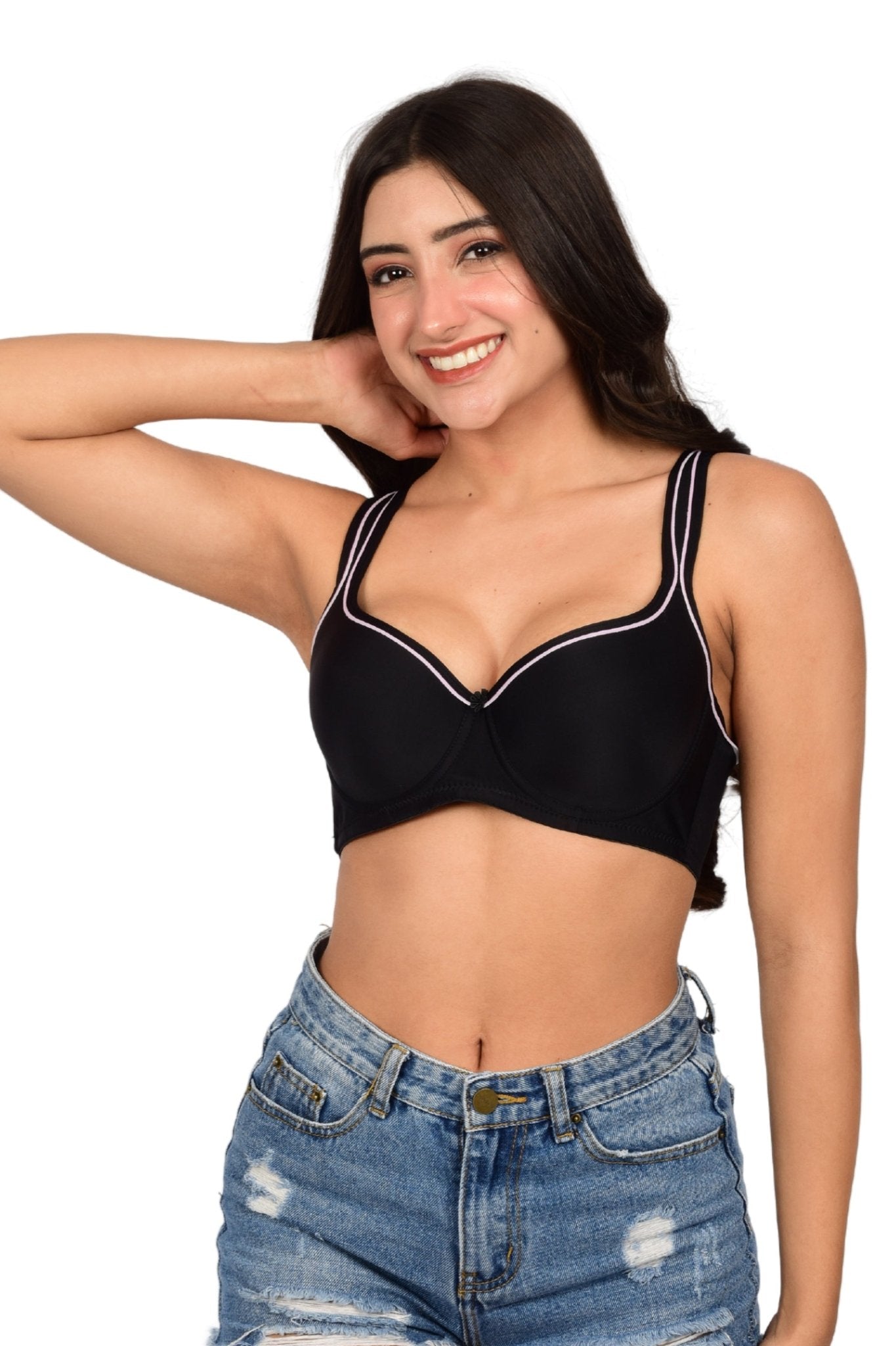 Bare Dezire Seamless wired Pushup Bra With Adjustable Strap for Women - Bare Dezire