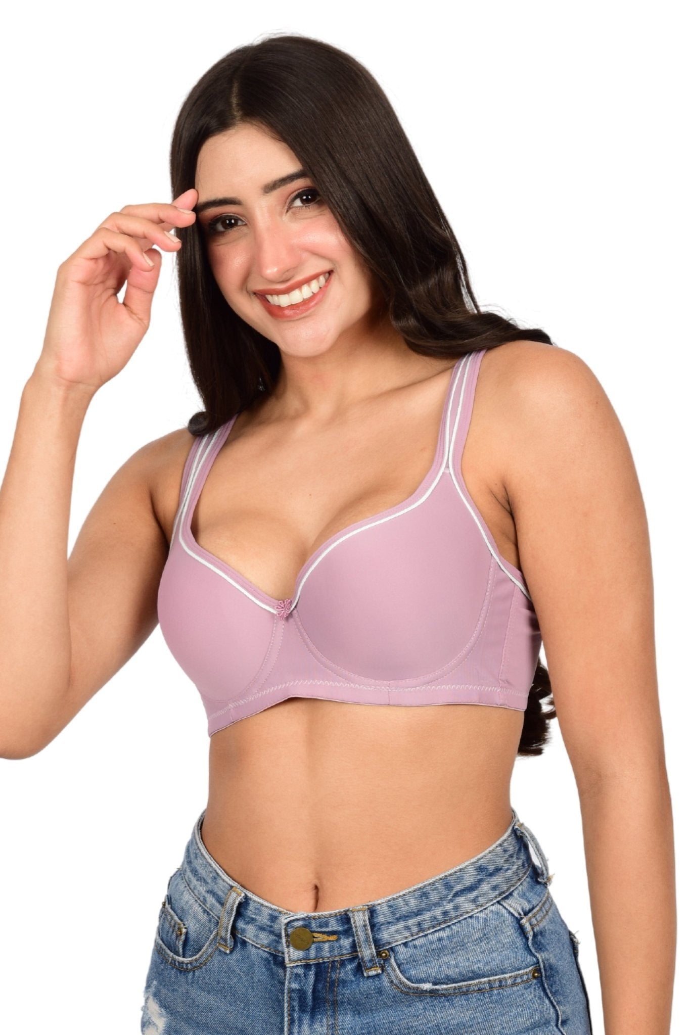 Bare Dezire Seamless wired Pushup Bra With Adjustable Strap for Women - Bare Dezire