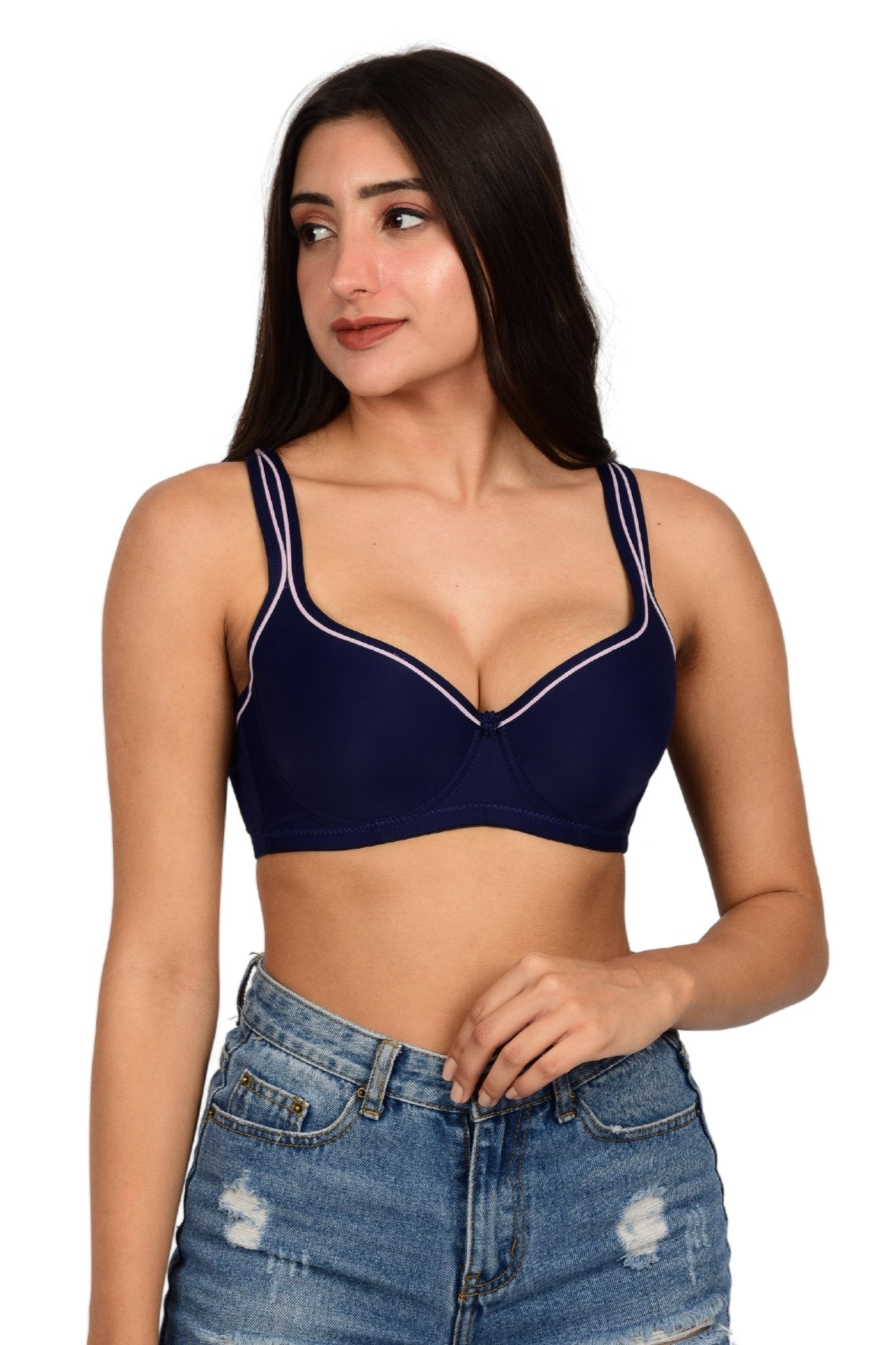 Bare Dezire Seamless wired Pushup Bra With Adjustable Strap for Women - Bare Dezire