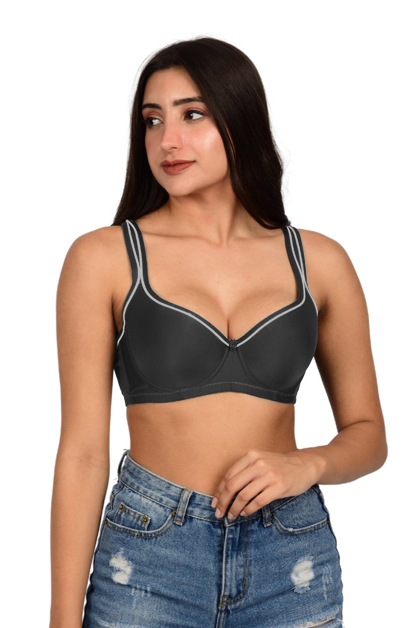 Bare Dezire Seamless wired Pushup Bra With Adjustable Strap for Women - Bare Dezire