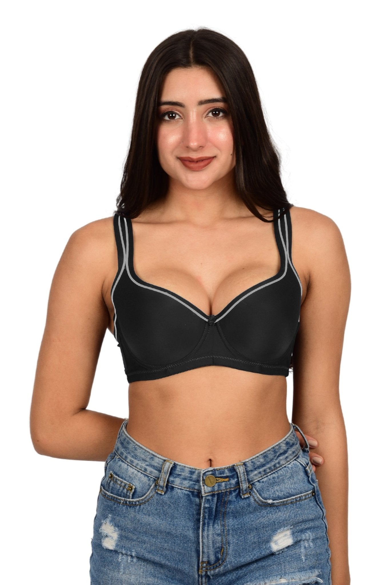 Bare Dezire Seamless wired Pushup Bra With Adjustable Strap for Women - Bare Dezire