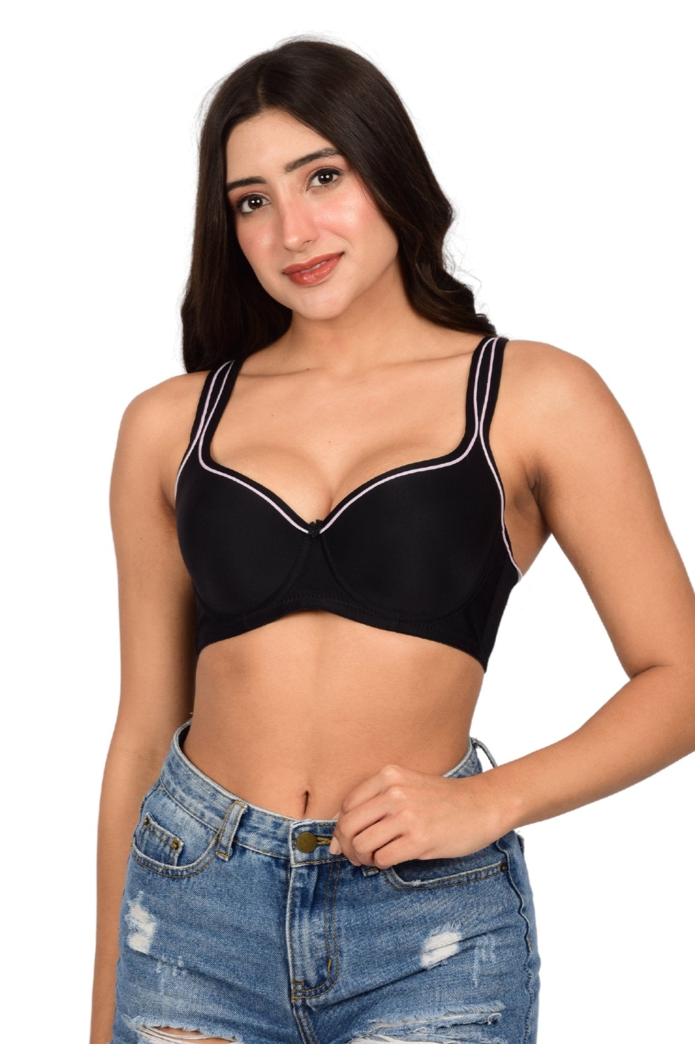 Bare Dezire Seamless wired Pushup Bra With Adjustable Strap for Women - Bare Dezire