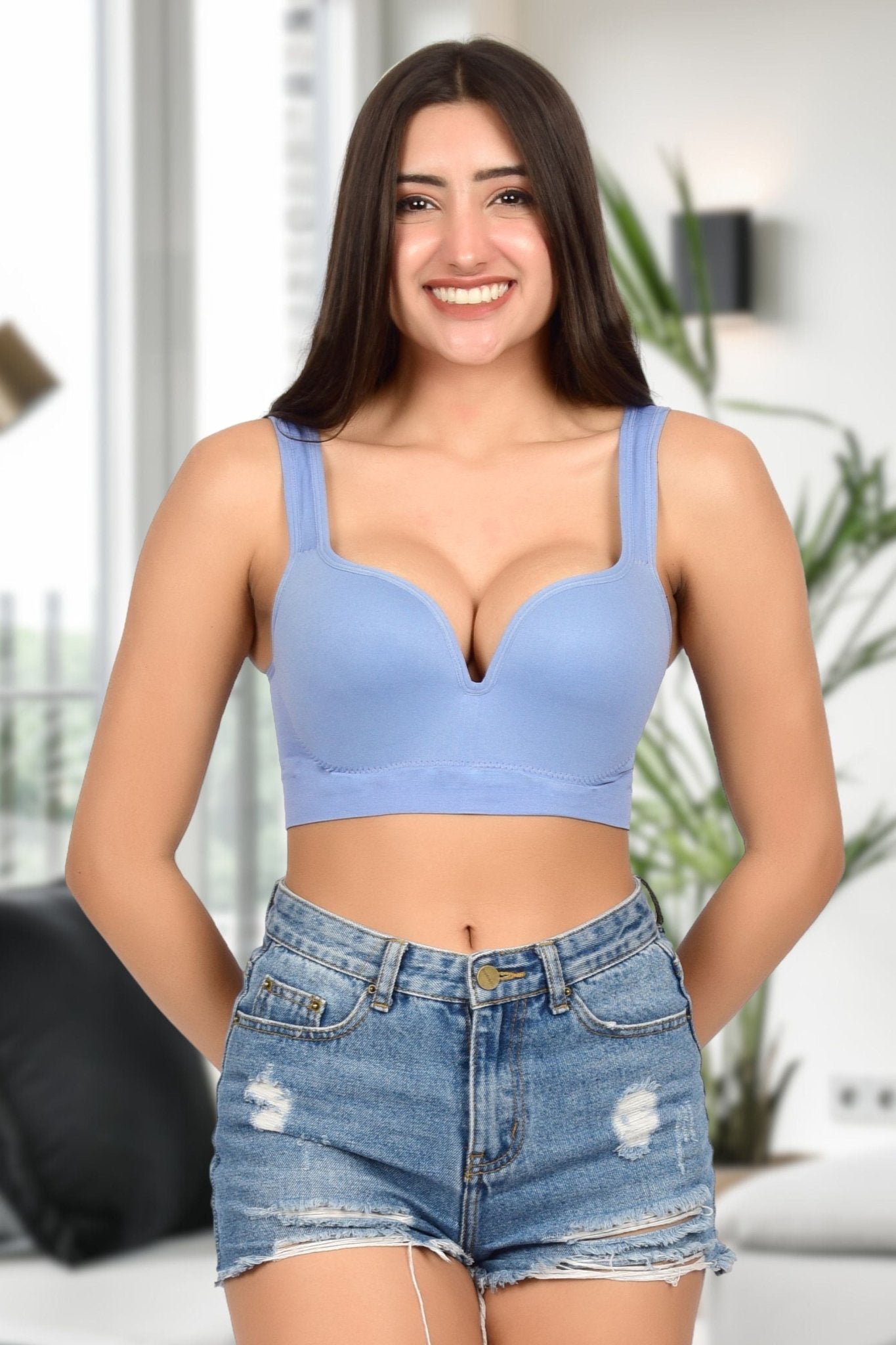 Bare Dezire Seamless Wirefree Padded Bralette for Women - Bare Dezire