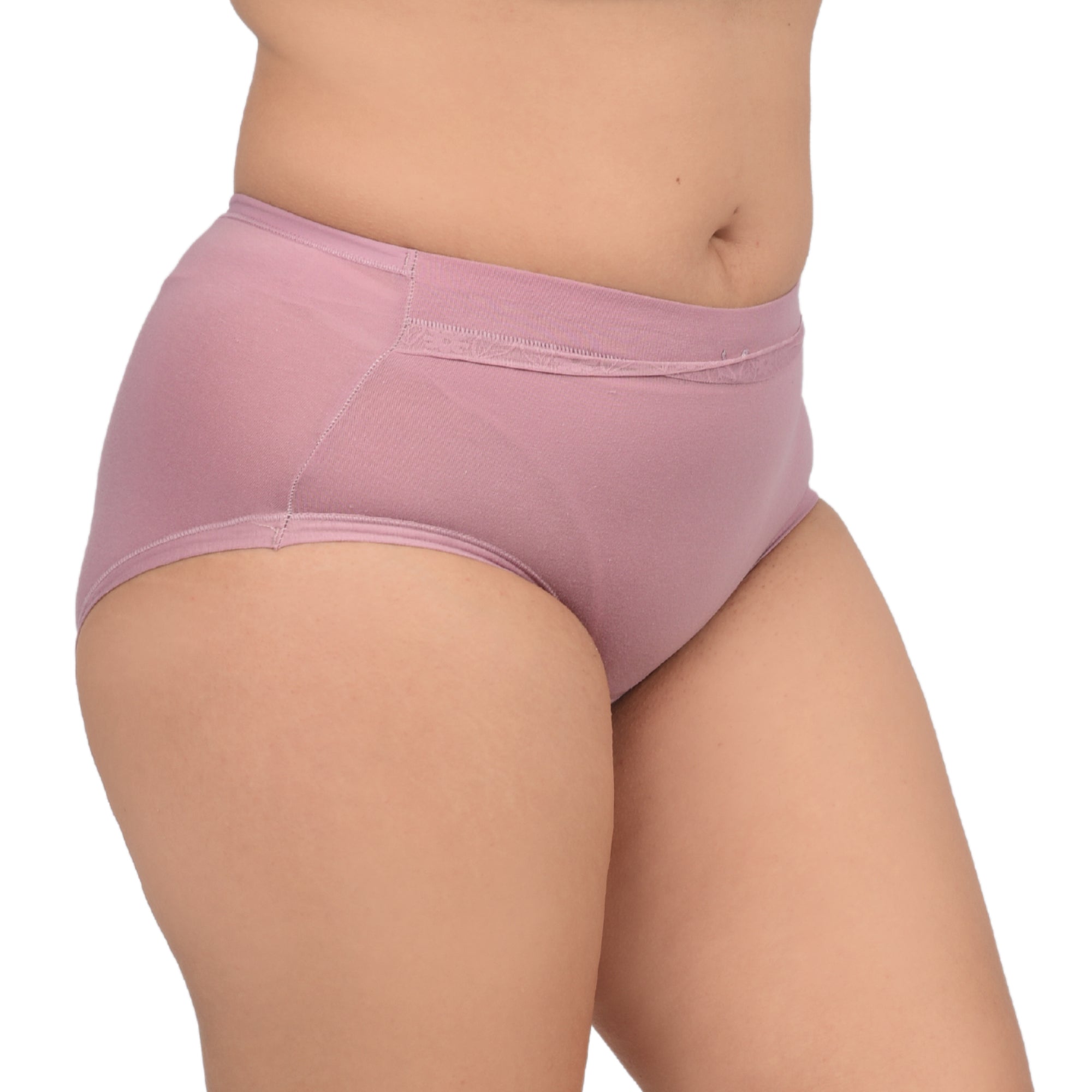 Bare Dezire Solid High Waist Panty For Women Purple - Bare Dezire