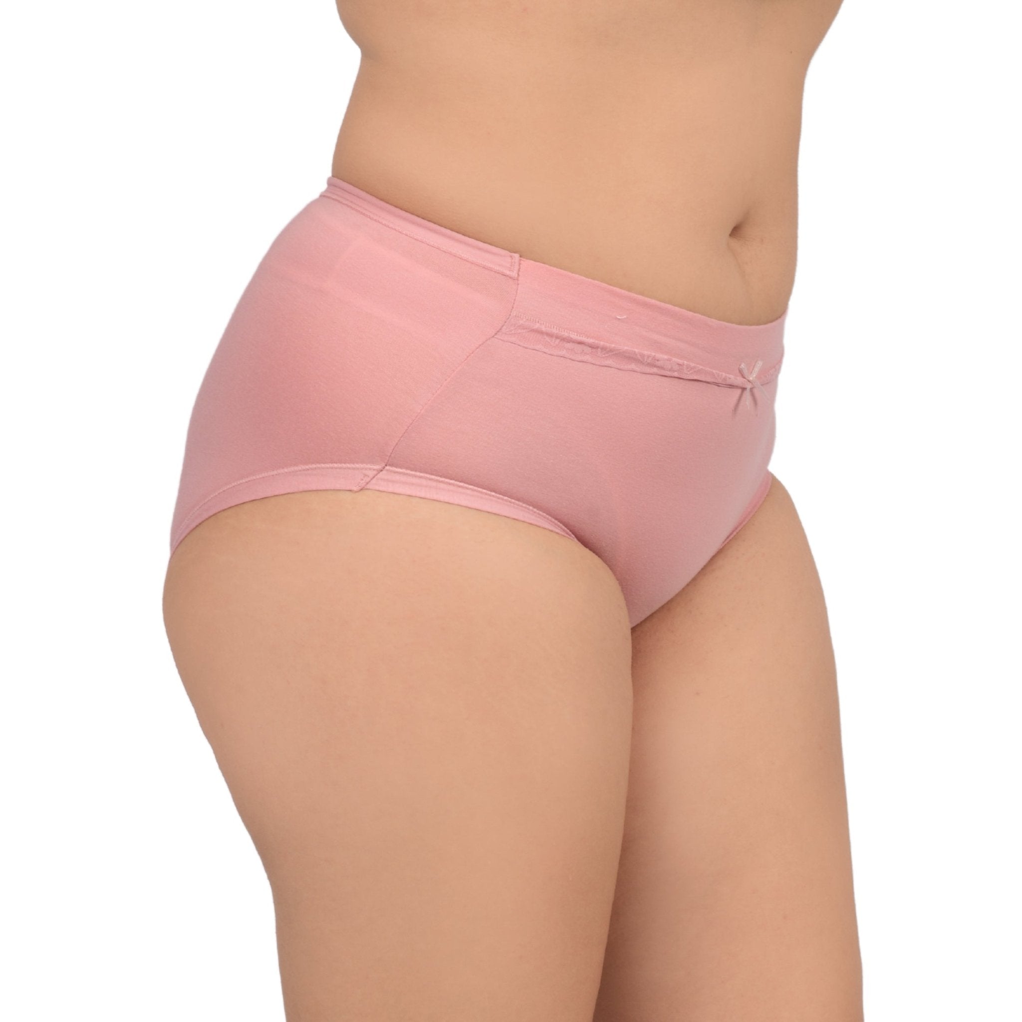 Bare Dezire Solid High Waist Panty For Women Purple - Bare Dezire