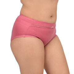 Bare Dezire Solid High Waist Panty For Women Purple - Bare Dezire