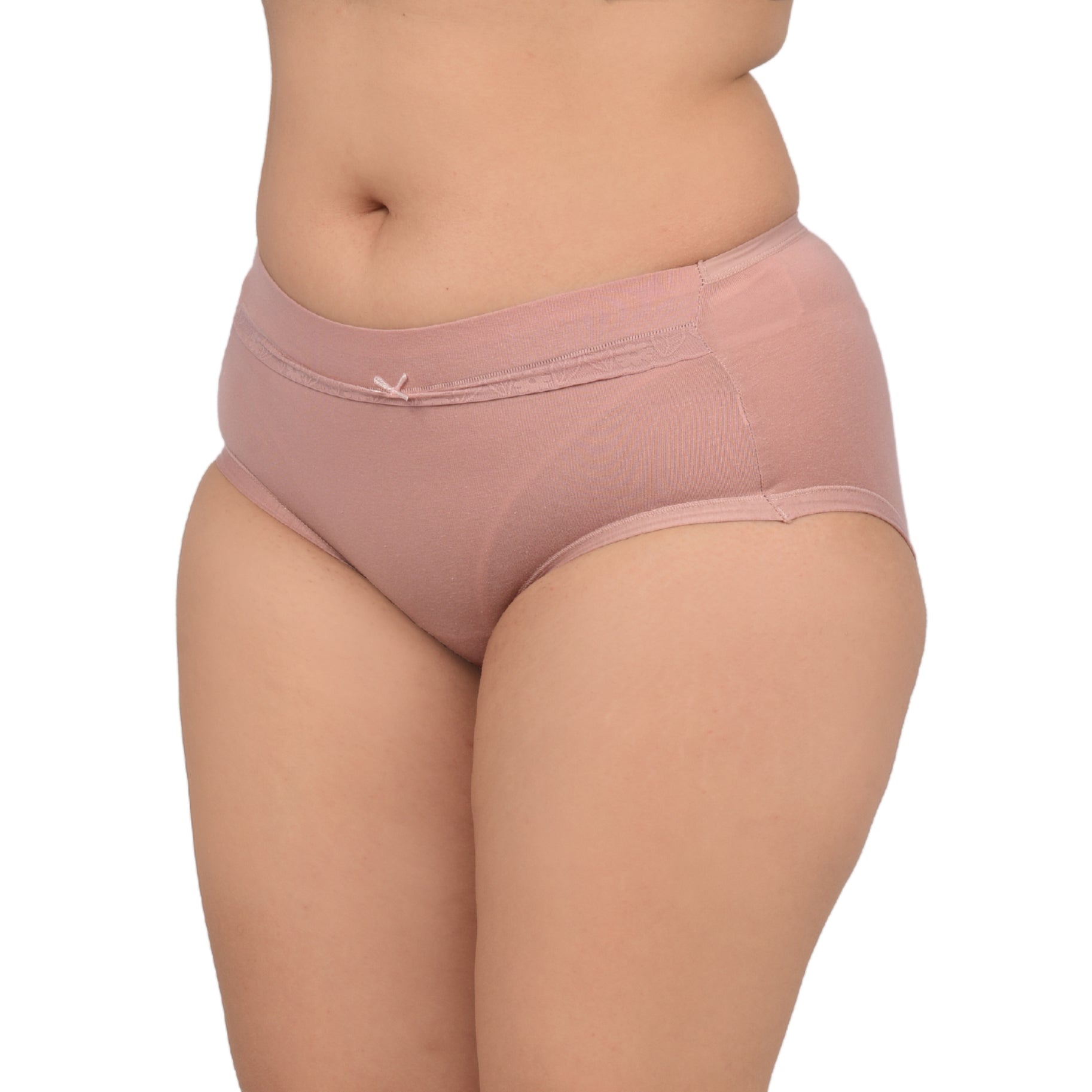 Bare Dezire Solid High Waist Panty For Women Purple - Bare Dezire