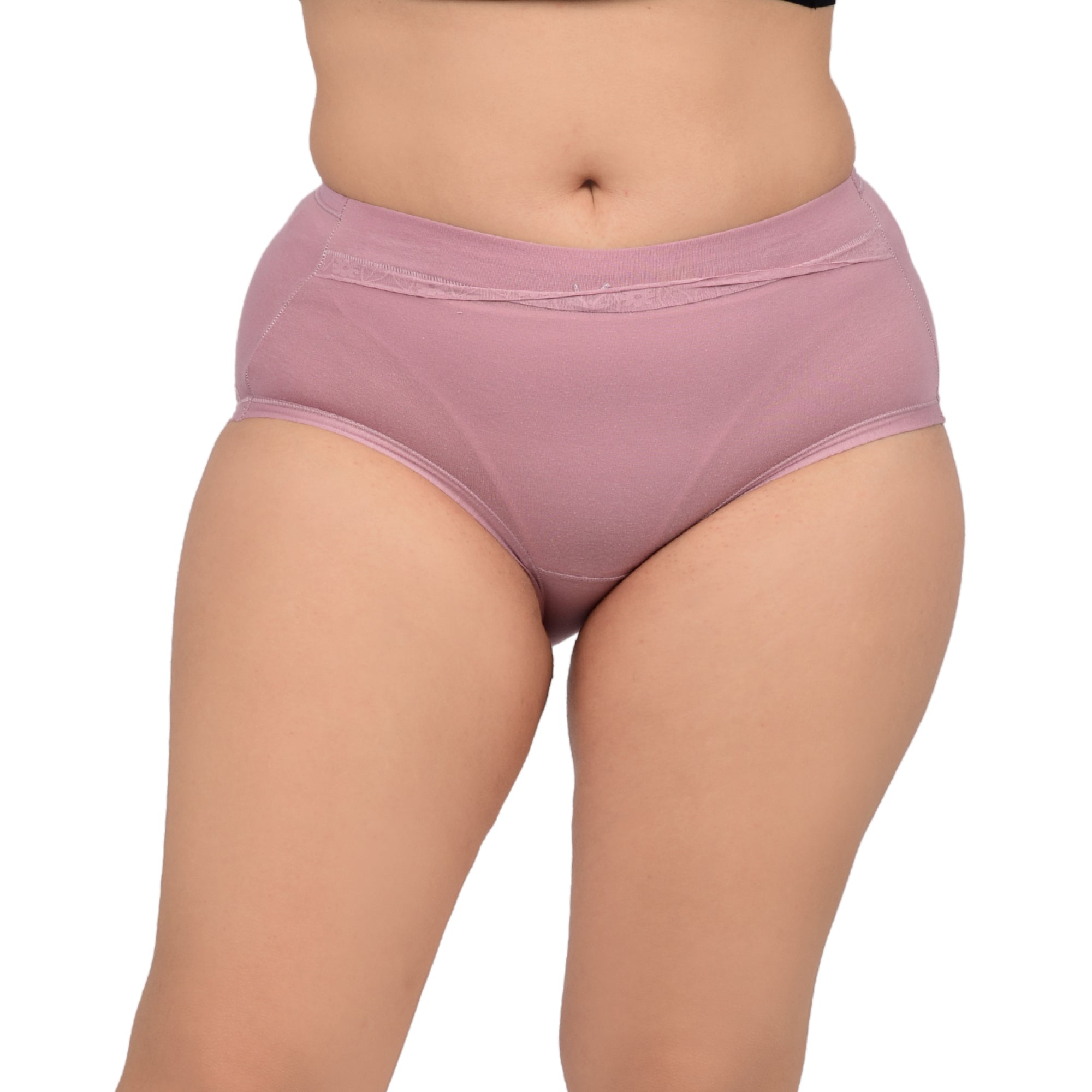 Bare Dezire Solid High Waist Panty For Women Purple - Bare Dezire