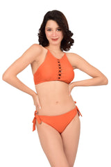 Bare Dezire Strap Neck Polyamide Swim Bikini Set for Women - Bare Dezire