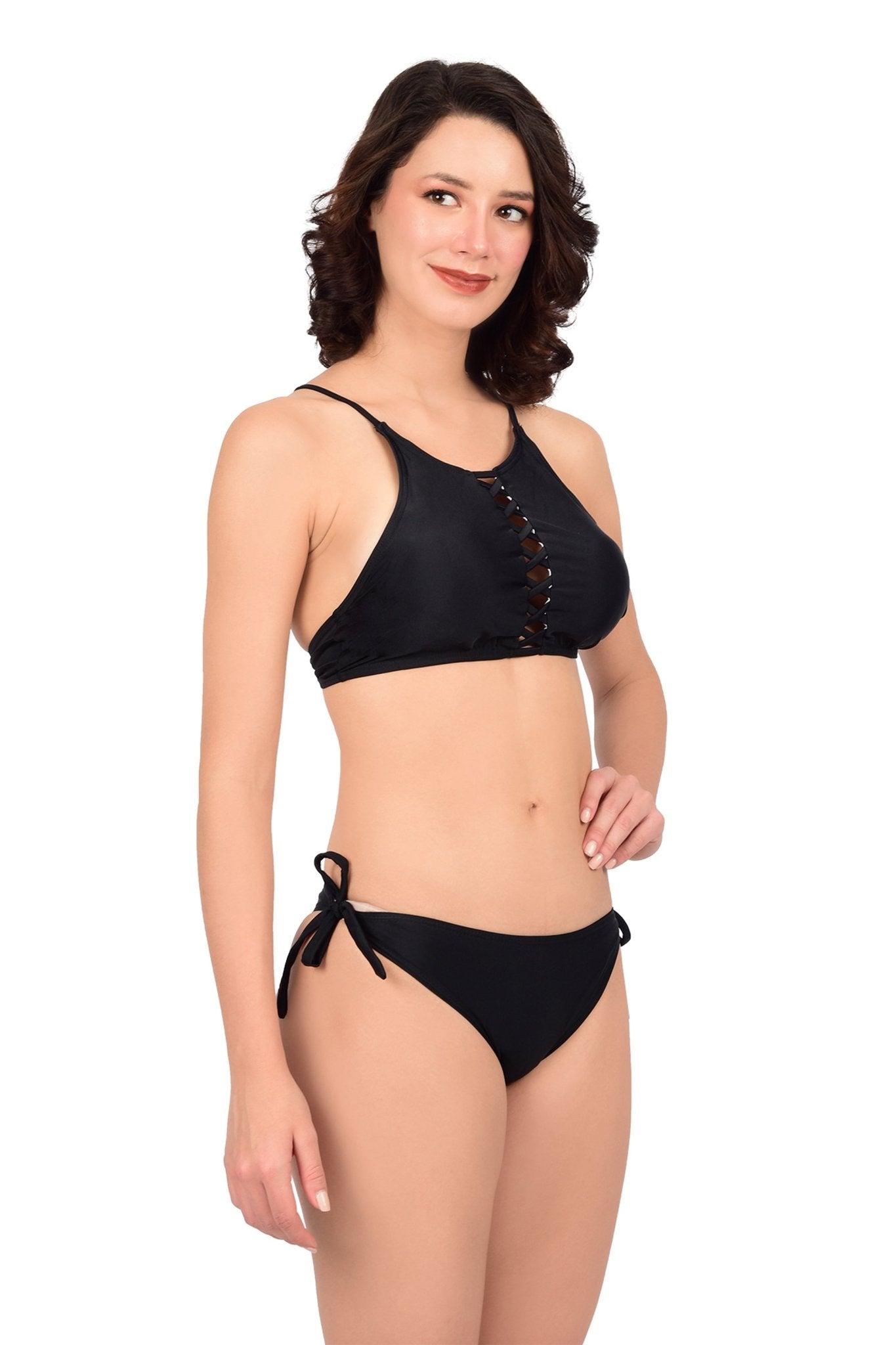 Bare Dezire Strap Neck Polyamide Swim Bikini Set for Women - Bare Dezire