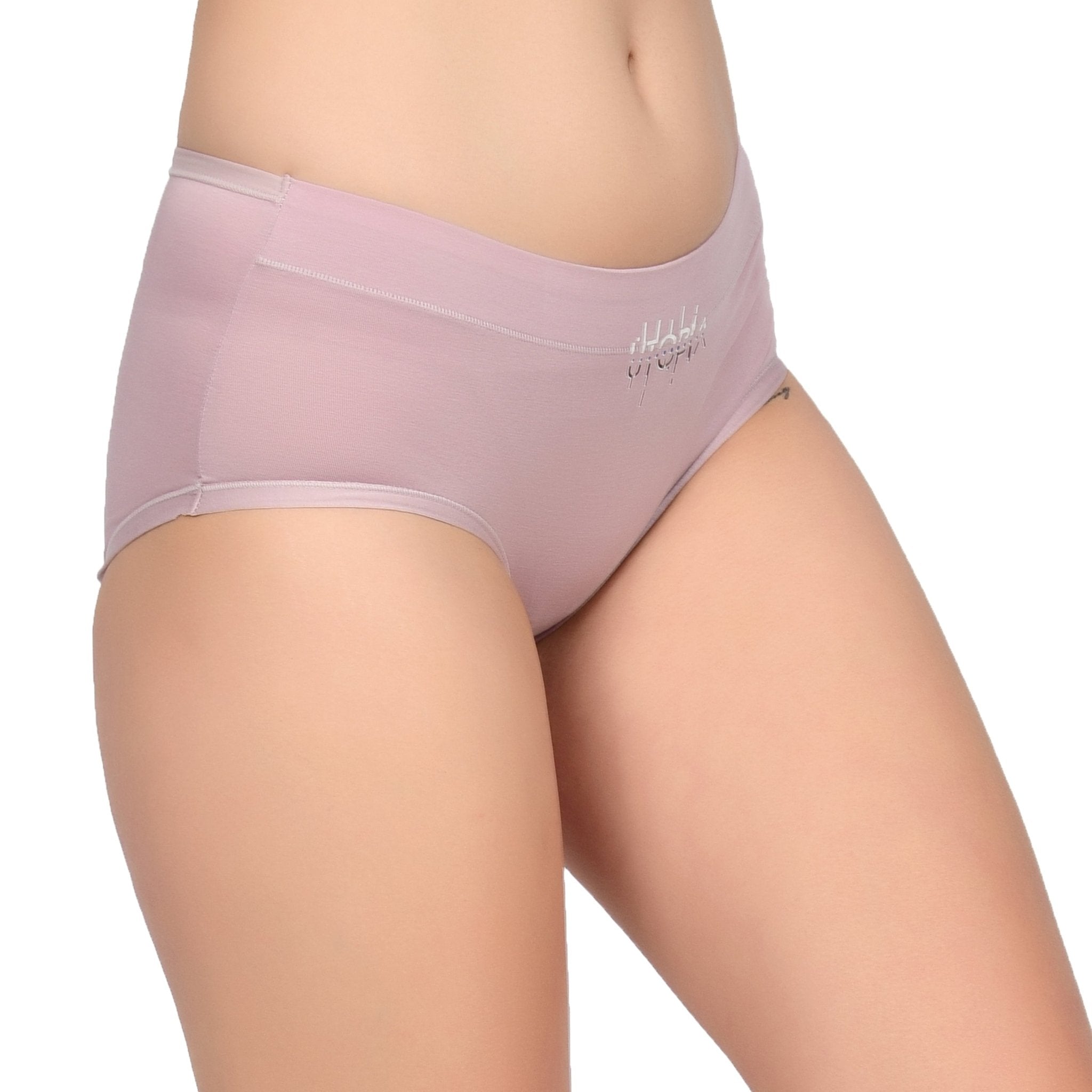 Bare Dezire Stretchable and Comfortable Full Coverage Hipster Panty for Women - Bare Dezire