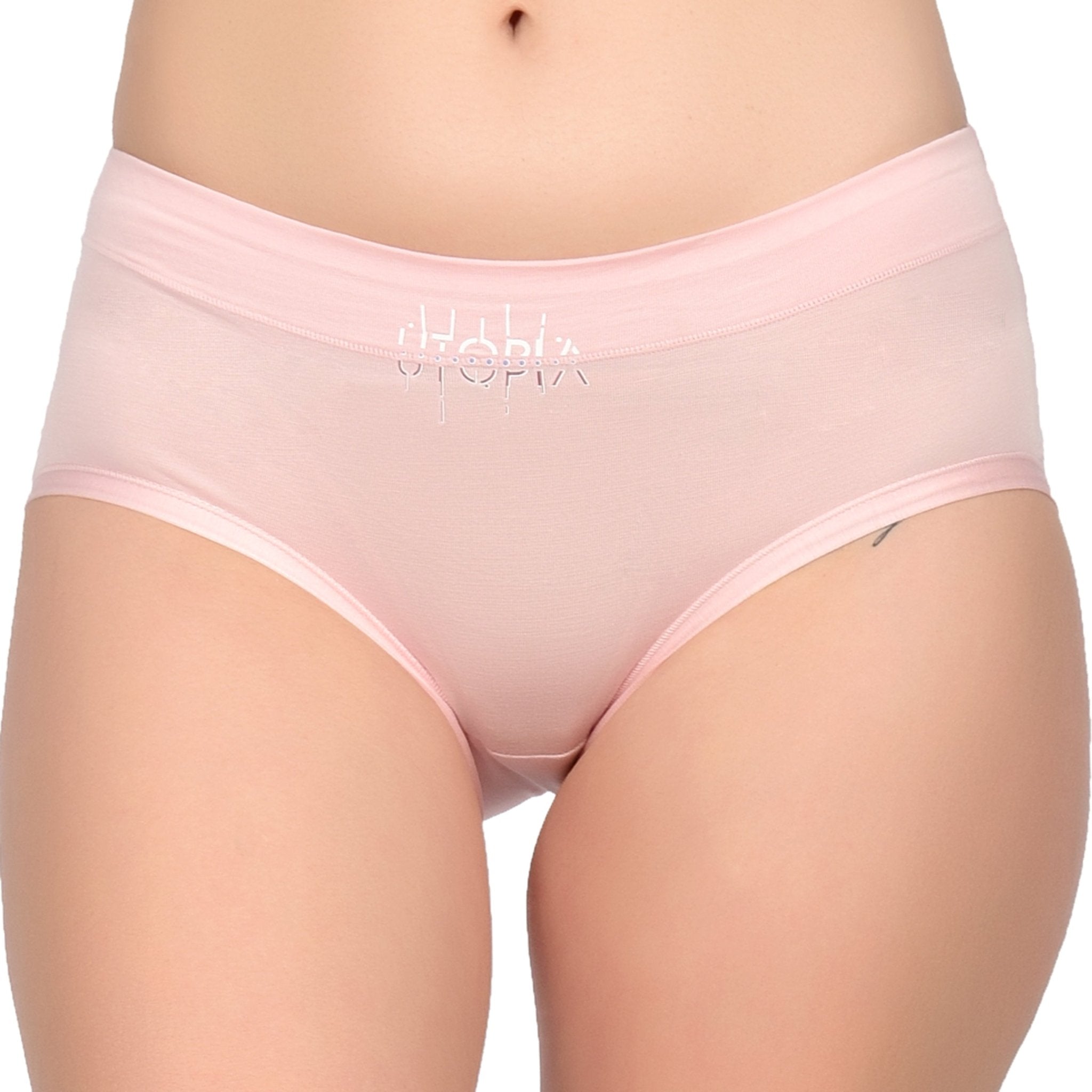 Bare Dezire Stretchable and Comfortable Full Coverage Hipster Panty for Women - Bare Dezire