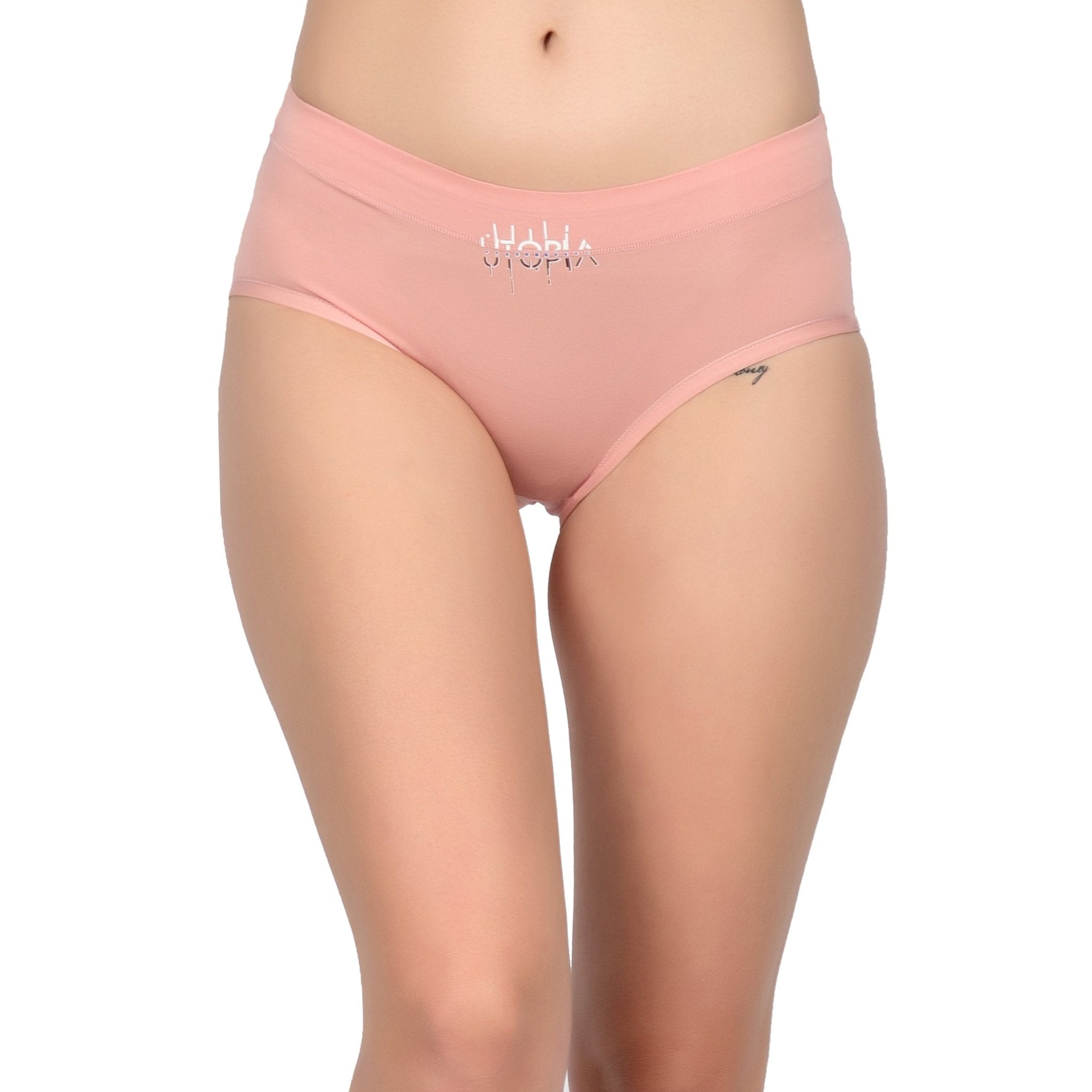 Bare Dezire Stretchable and Comfortable Full Coverage Hipster Panty for Women - Bare Dezire