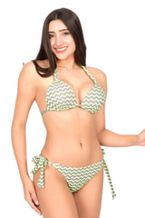 Bare Dezire Two - Piece Chevron Pattern Two Piece Bikini Swimsuit For Women - Bare Dezire