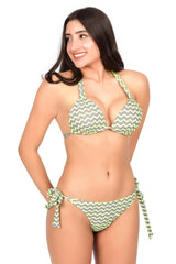 Bare Dezire Two - Piece Chevron Pattern Two Piece Bikini Swimsuit For Women - Bare Dezire