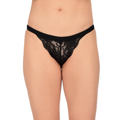 Bare Dezire Women's Bikini Stile Lace Fabric Panties for your Sexy night, Red. - Bare Dezire