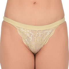 Bare Dezire Women's Bikini Stile Lace Fabric Panties for your Sexy night, Red. - Bare Dezire