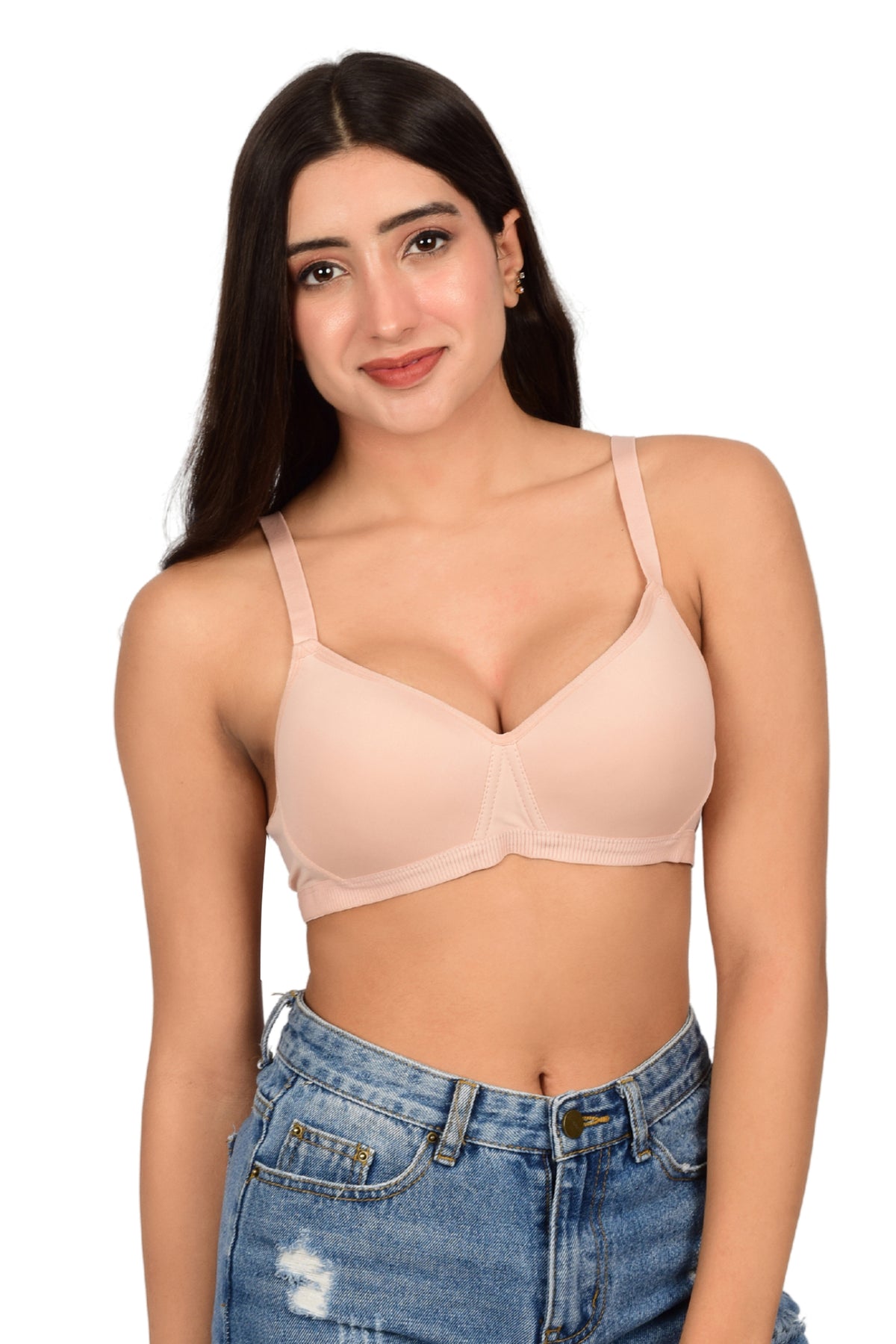 Bare Dezire Padded Non Wired Full Coverage T-Shirt Bra for Women